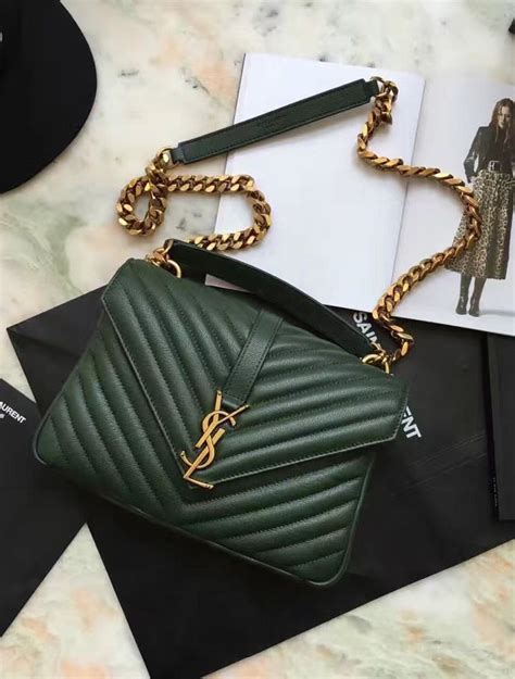 ysl emerald green clutch|Green Saint Laurent Bags .